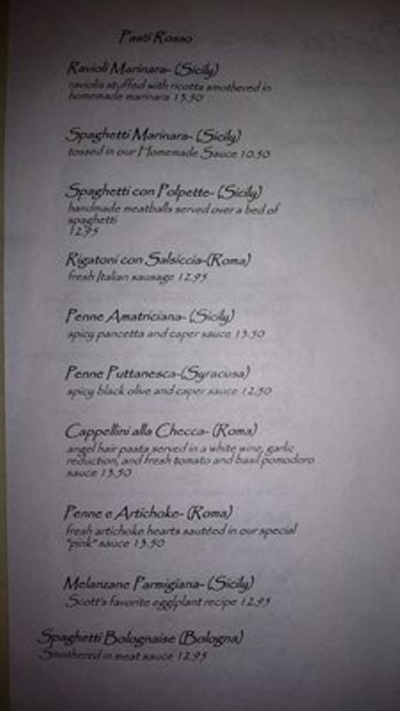 Piatto Ristorante Italiano - Pittsburgh, PA menu_pic