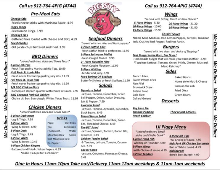 /380223571/Pig-Sty-BBQ-Seafood-and-Soul-Food-Statesboro-GA - Statesboro, GA