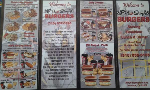 Pit Stop Burgers - Torrance, CA menu_pic