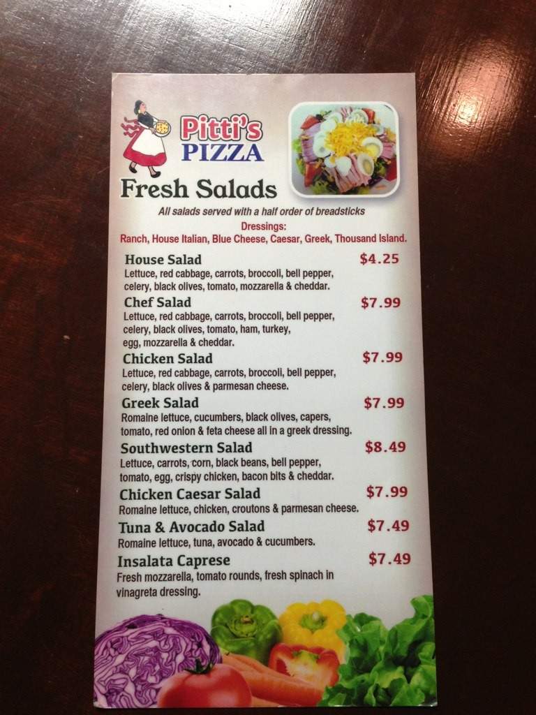Pitti's Italian - Brownsville, TX menu_pic