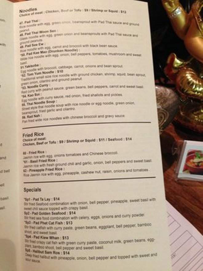Ploy's Thai Food - Portland, OR menu_pic