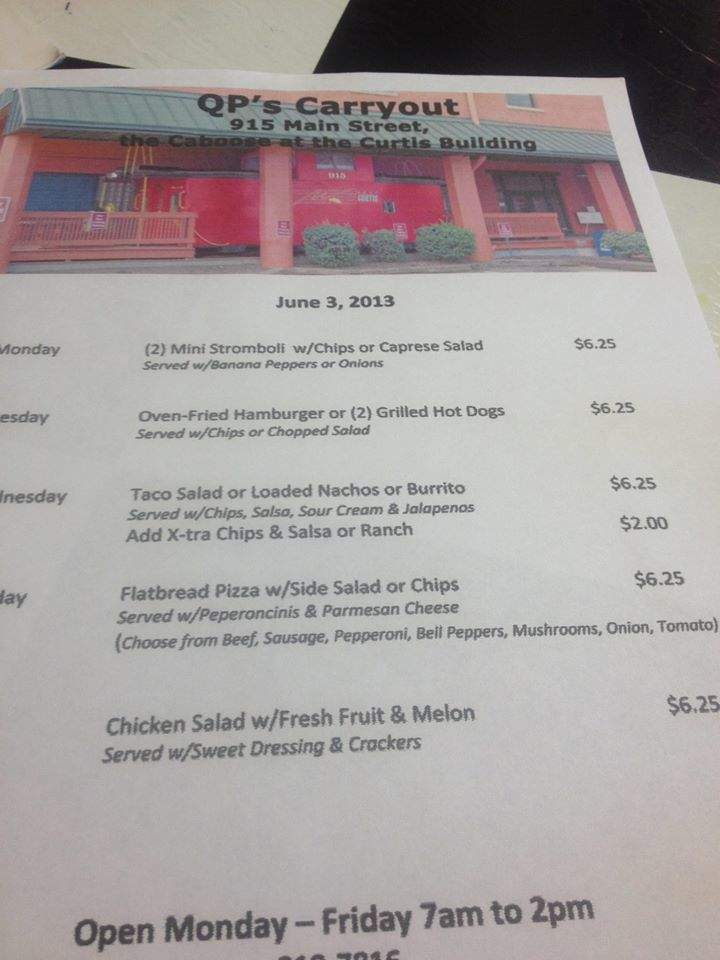 QP's Carryout - Evansville, IN menu_pic