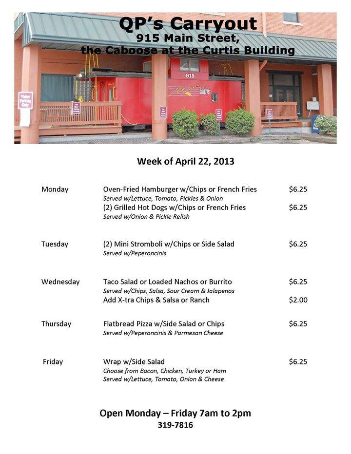 QP's Carryout - Evansville, IN menu_pic