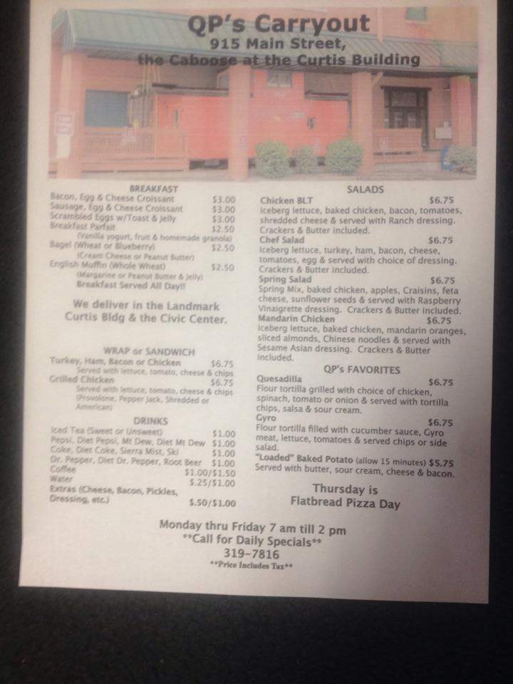 QP's Carryout - Evansville, IN menu_pic