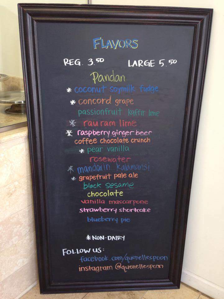 Quenelle - Burbank, CA menu_pic