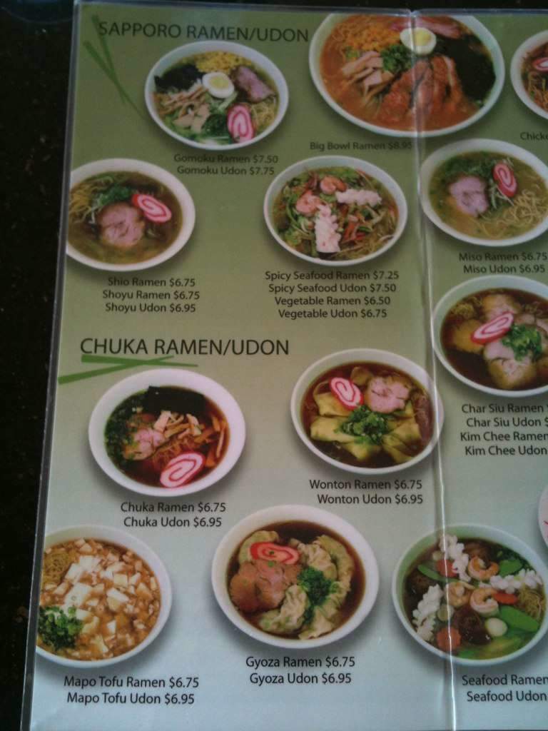 Ramen Ya - Honolulu, HI menu_pic