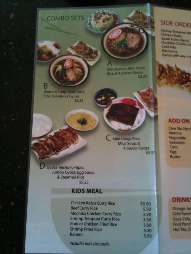 Ramen Ya - Honolulu, HI menu_pic
