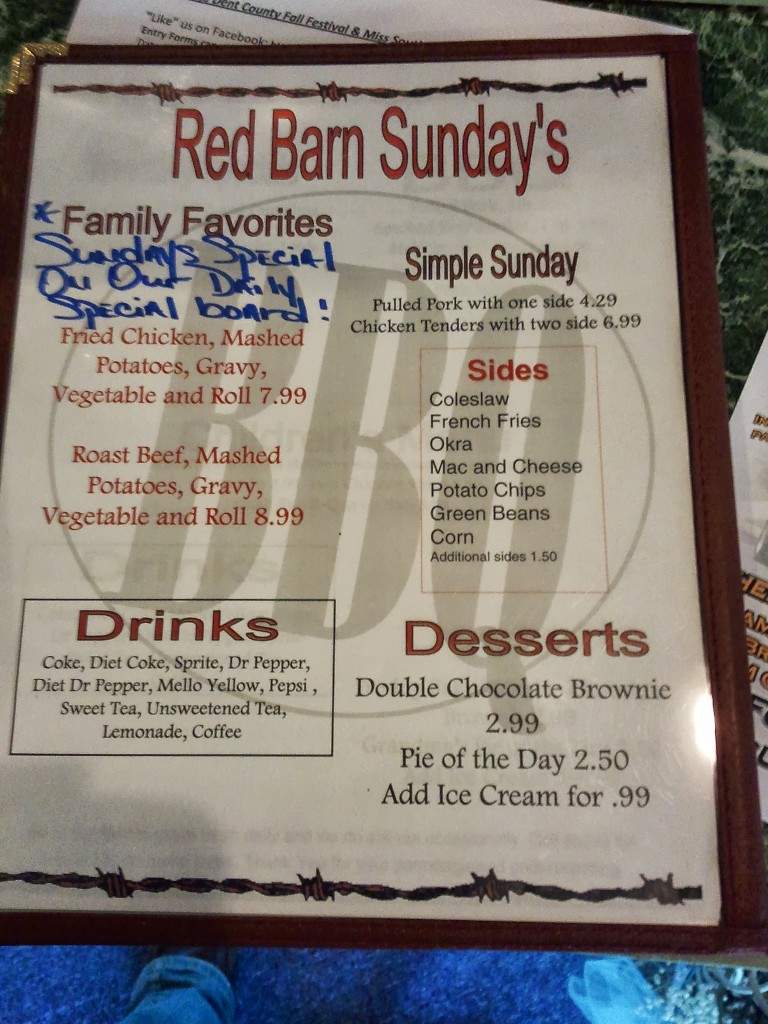 /380225004/Red-Barn-BBQ-Menu-Salem-MO - Salem, MO