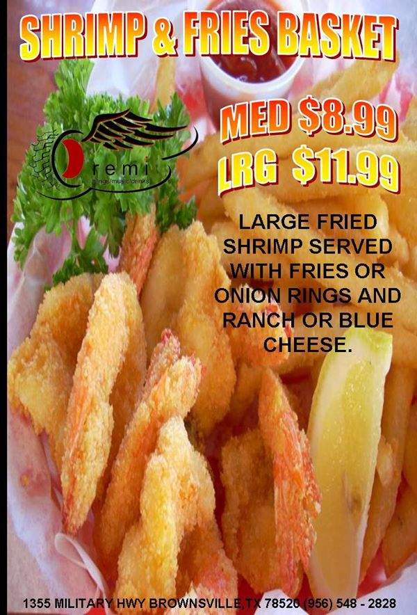 Remi Wings - Brownsville, TX menu_pic