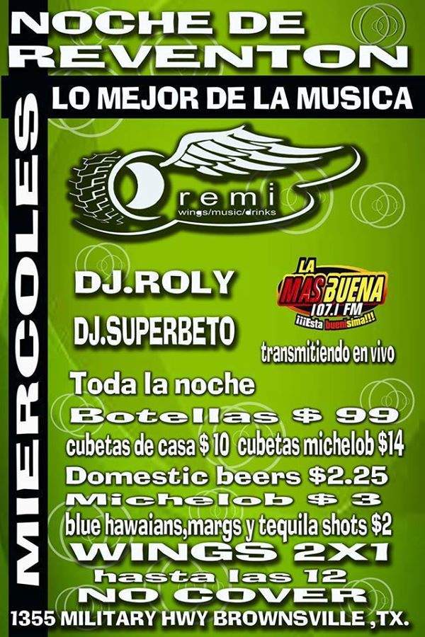 Remi Wings - Brownsville, TX menu_pic