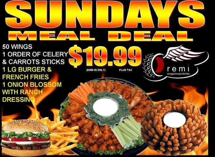 Remi Wings - Brownsville, TX menu_pic