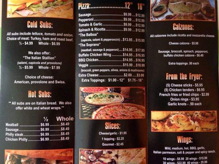 Risscotti's Pizzeria - East Syracuse, NY menu_pic