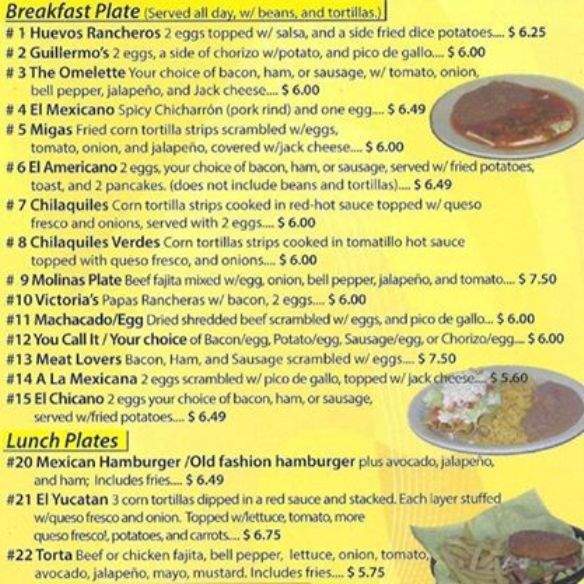 Rodriguez Bakery & Restaurant - Grand Prairie, TX menu_pic