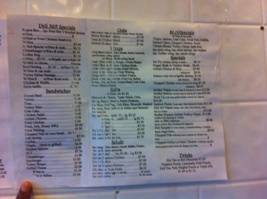ROGERS deli 365 - Baltimore, MD menu_pic