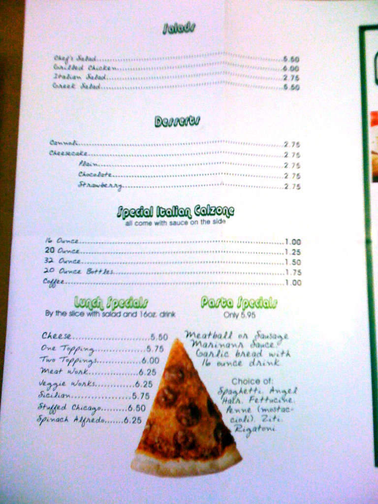 Roma Express - Dallas, TX menu_pic