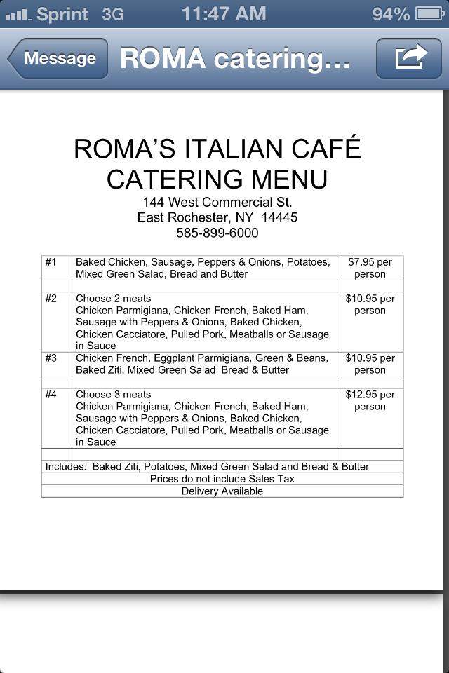 /380225829/Romas-Italian-Cafe-East-Rochester-NY - East Rochester, NY