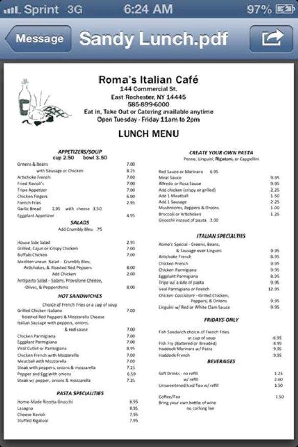 /380225829/Romas-Italian-Cafe-East-Rochester-NY - East Rochester, NY