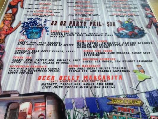 Rusty Mullet - Los Angeles, CA menu_pic