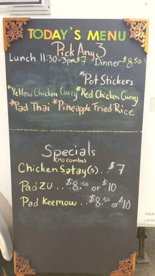Sa Bai Jai - Tillamook, OR menu_pic