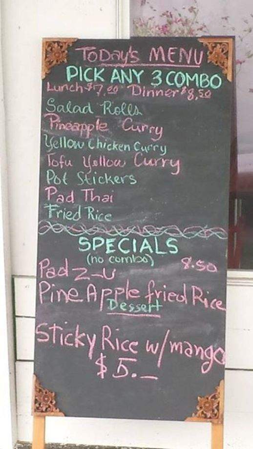 Sa Bai Jai - Tillamook, OR menu_pic