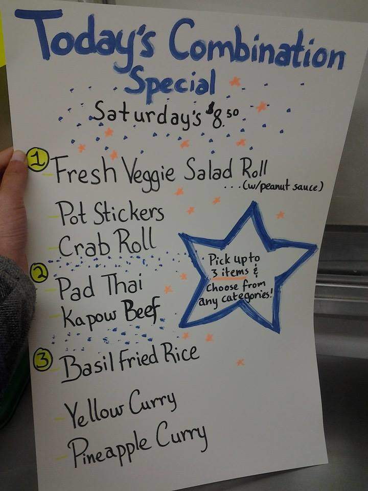 Sa Bai Jai - Tillamook, OR menu_pic