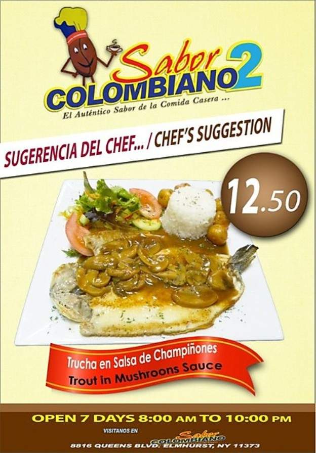 Sabor Colombiano 2 - Elmhurst, NY menu_pic
