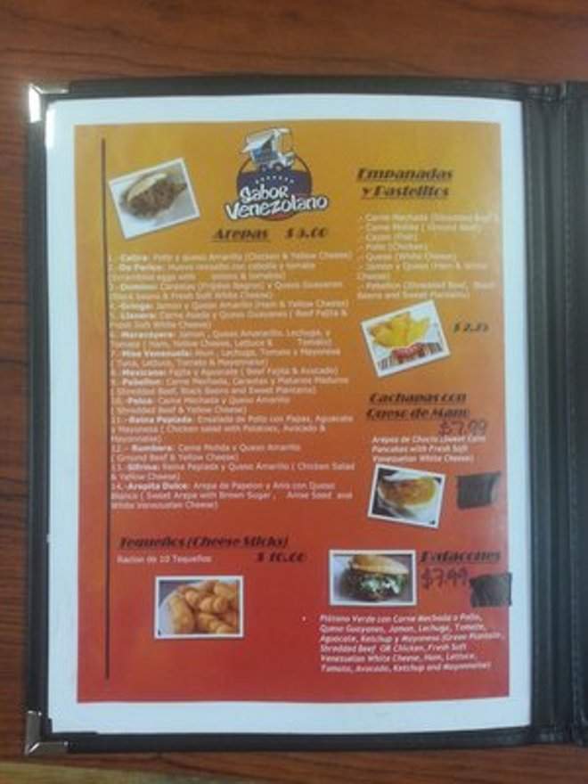 Sabor Venezolano Restaurante - Katy, TX menu_pic