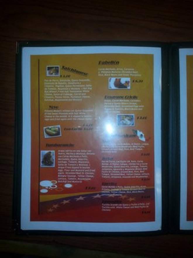 Sabor Venezolano Restaurante - Katy, TX menu_pic