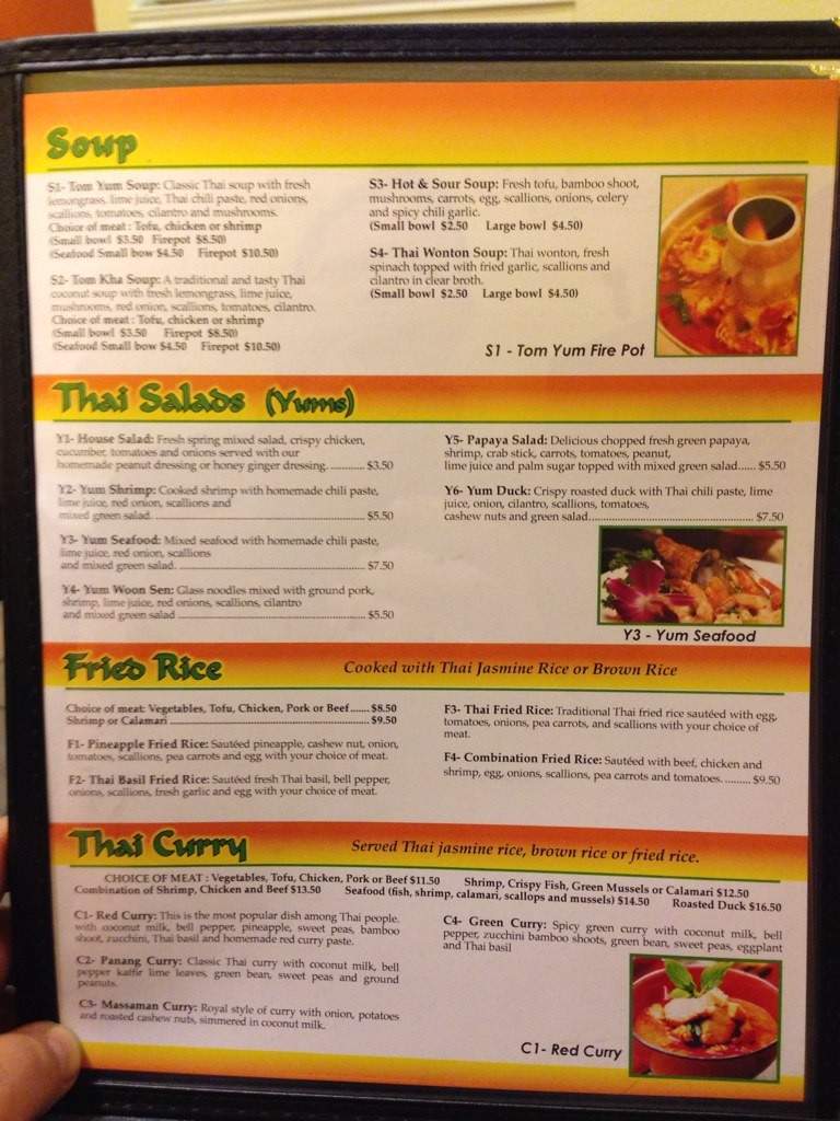 Saeb Thai & Noodles - San Antonio, TX menu_pic