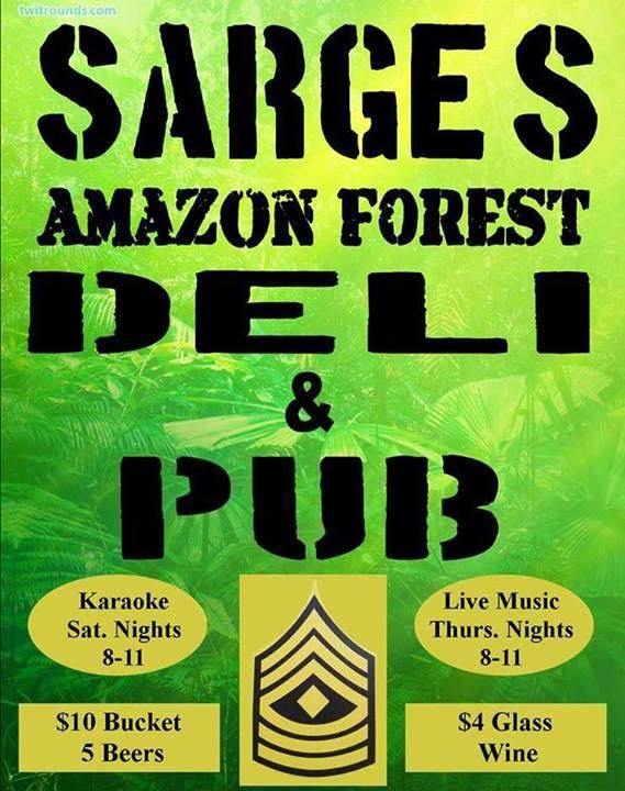 Sarge's Amazon Forest Deli & Pub - Hampton, GA menu_pic