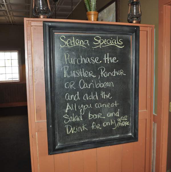 Sedona Steak House - Hartselle, AL menu_pic