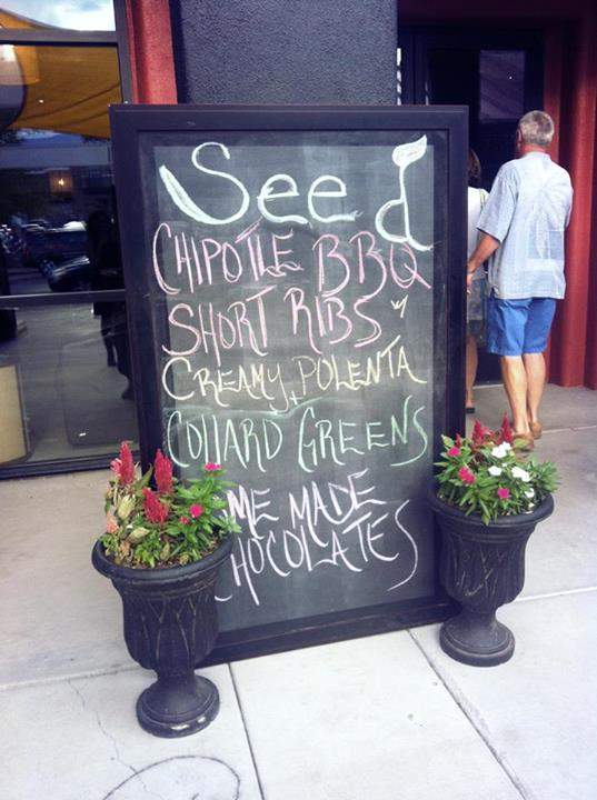 Seed Restaurant - Cottonwood, AZ menu_pic