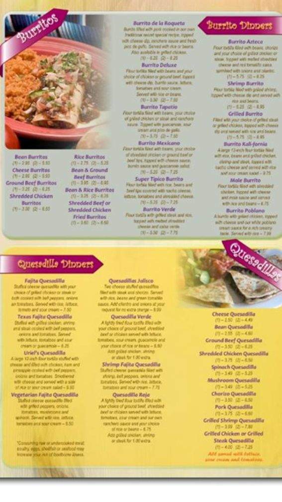 Senor Fiesta - Gainesville, GA menu_pic