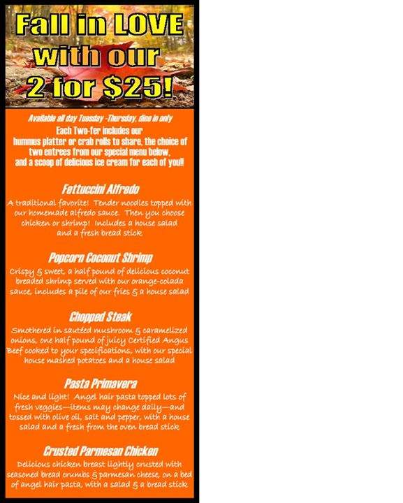 Seven - La Porte, IN menu_pic