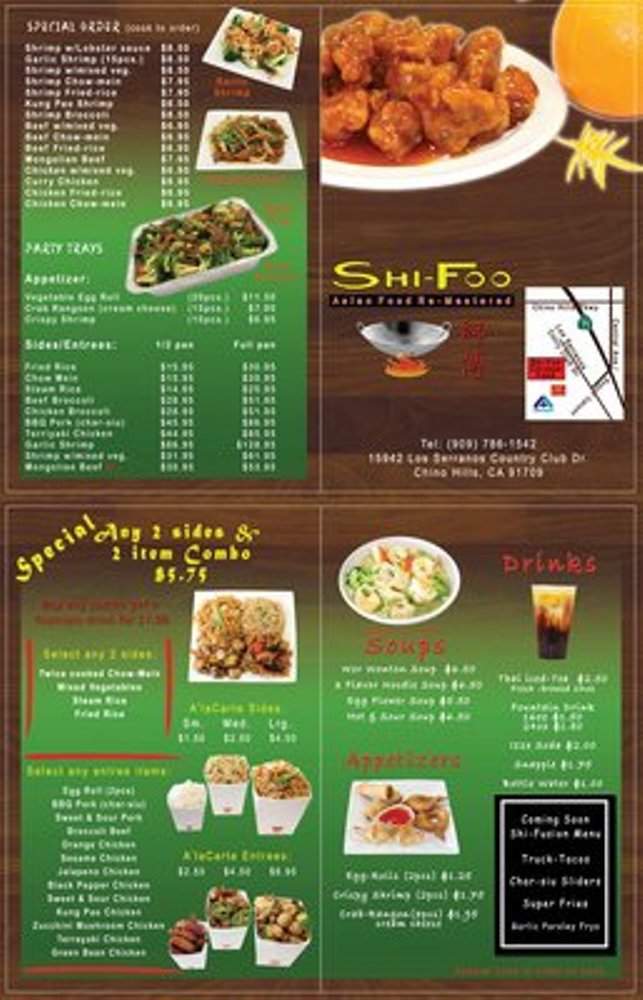 Shi Foo - Chino Hills, CA menu_pic