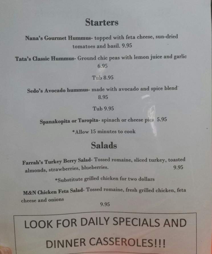 Sihams Sweets and Grill - Vestavia, AL menu_pic