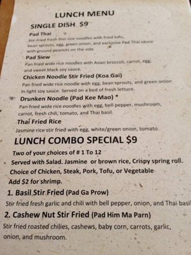 Skewered Thai - Salt Lake City, UT menu_pic
