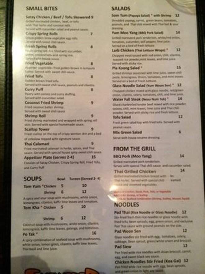 Skewered Thai - Salt Lake City, UT menu_pic