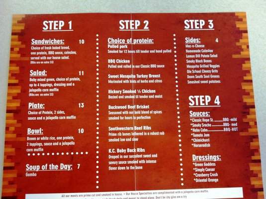 Smoke on Hope Street - Los Angeles, CA menu_pic
