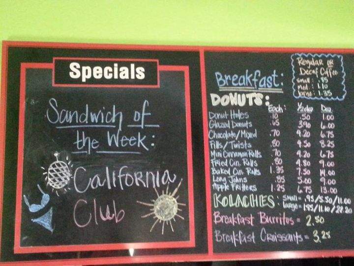 Snowflake Bakery and Deli - Henderson, TX menu_pic