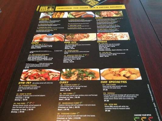 Sok Dee - Rochester, MN menu_pic