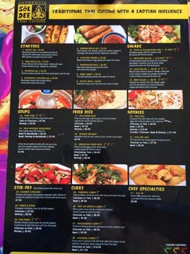 Sok Dee - Rochester, MN menu_pic