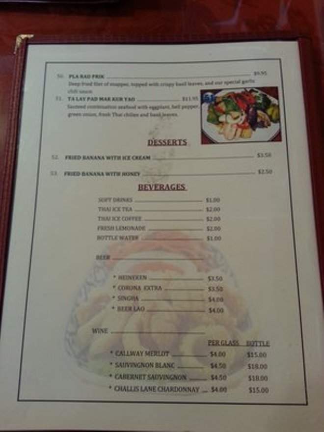 Souk Savanh Restaurant - Oakland, CA menu_pic