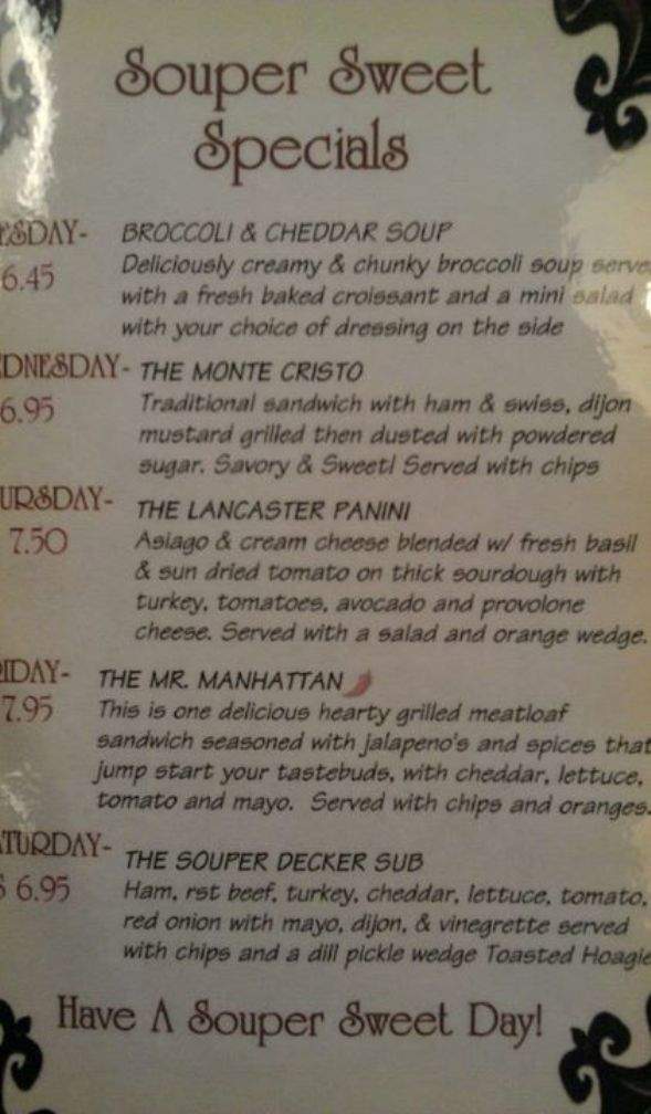 Souper Sweets - Miami, OK menu_pic