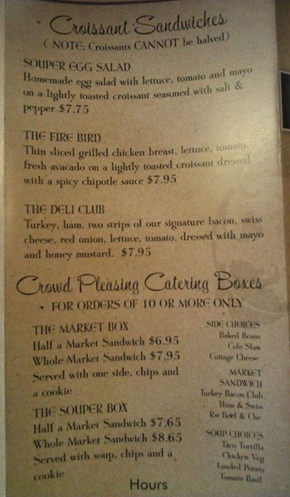 Souper Sweets - Miami, OK menu_pic