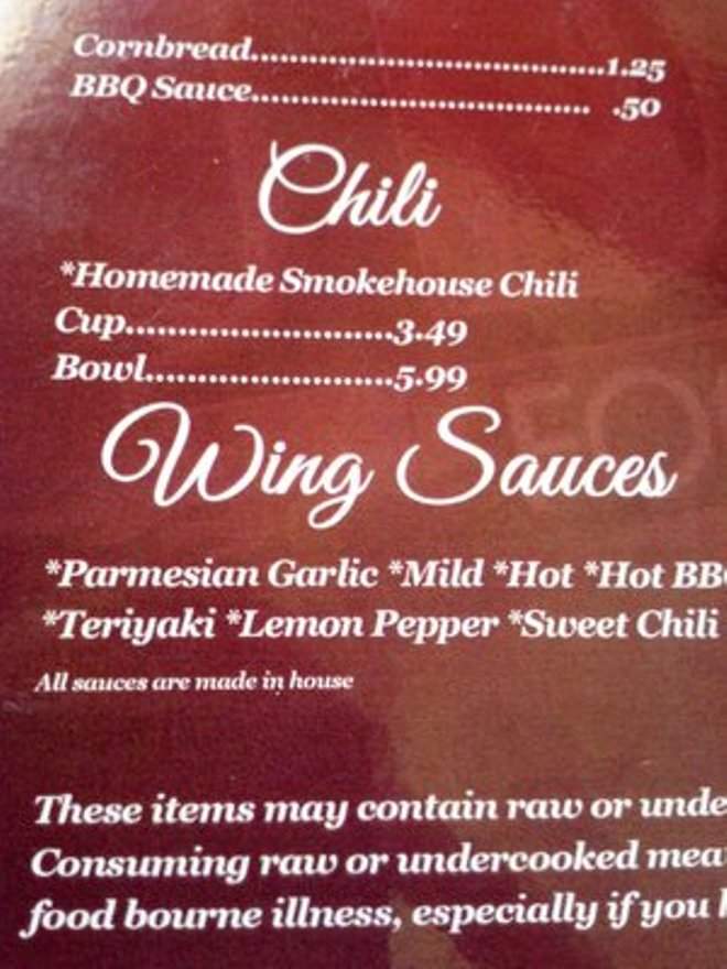 Southern Smoke BBQ - Newport, KY menu_pic
