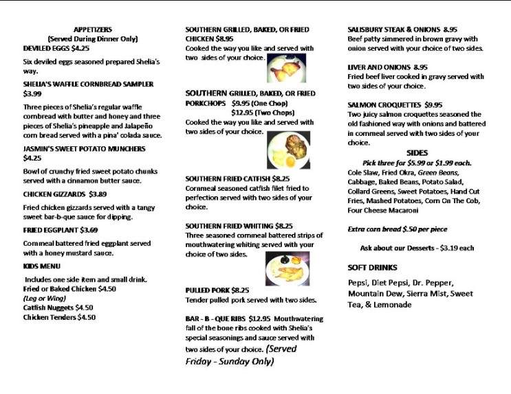 Southern Style Cuisine - Louisville, KY menu_pic