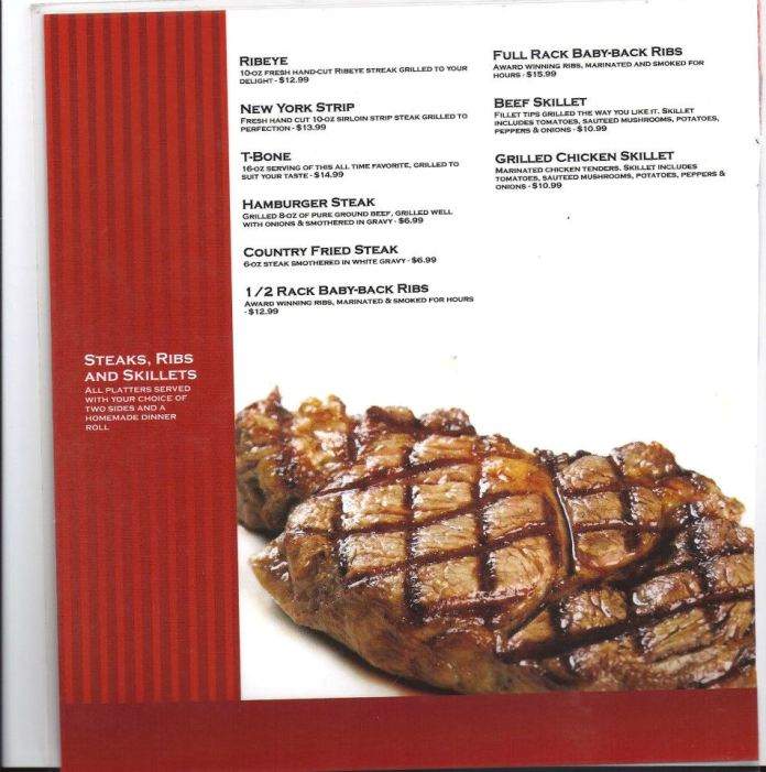 Southside Diner - Harrisonburg, VA menu_pic