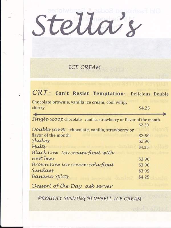 Stella's - Chester, SC menu_pic