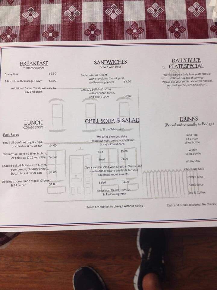 Sticky's USA Cafe - Farmington, MO menu_pic